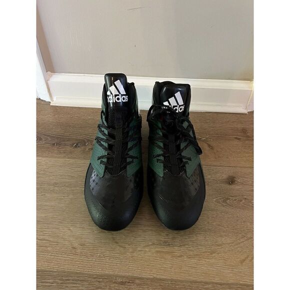 Adidas Mens Green Black Football Cleats Size 14 - Picture 4 of 8